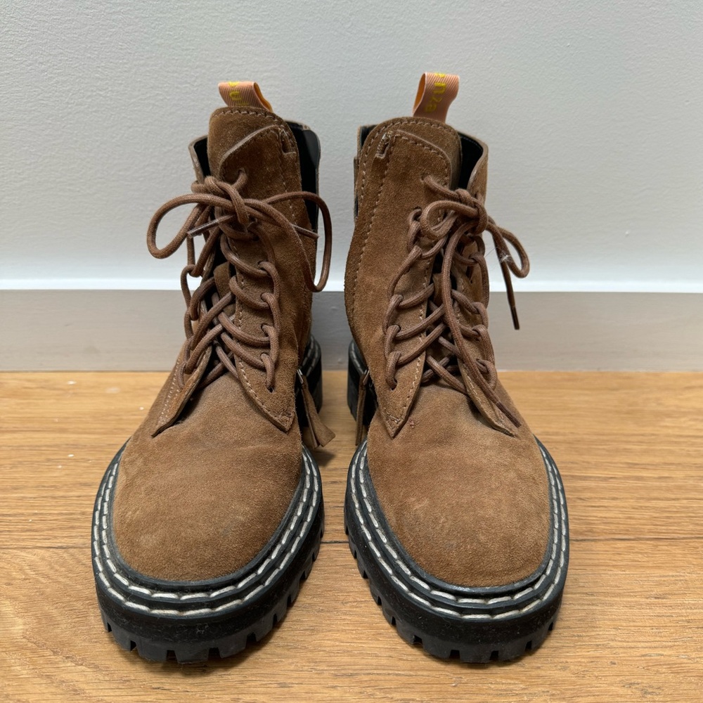Proenza Schouler Brown Suede Boots
